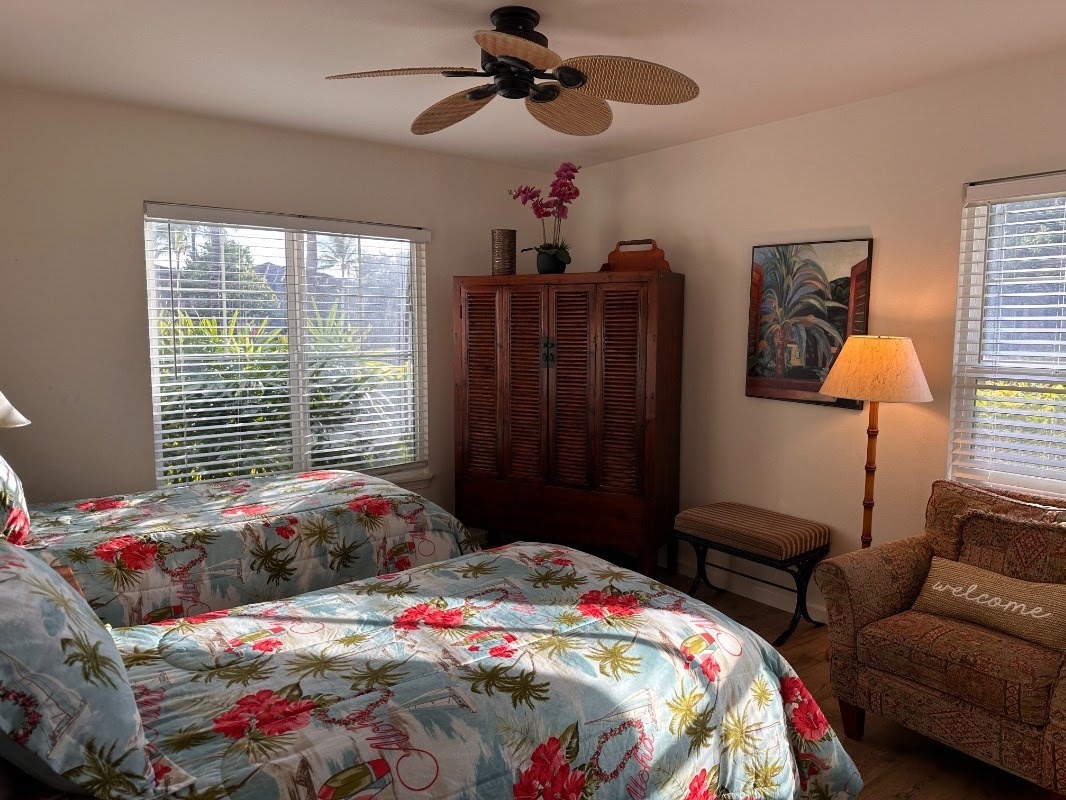 Waikoloa Vacation Rentals, Waikoloa Colony Villas 2101 - Secondary bedroom downstairs with two twin beds, a perfect haven for the little ones!