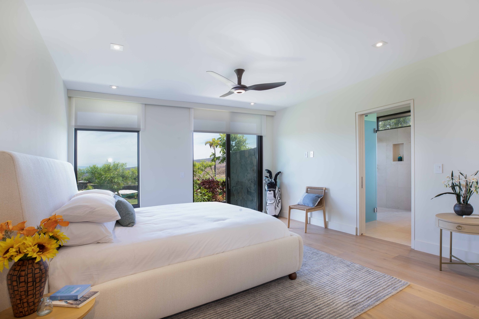 Kamuela Vacation Rentals, Hapuna Estates #8 - Suite 3 also offers an outdoor shower