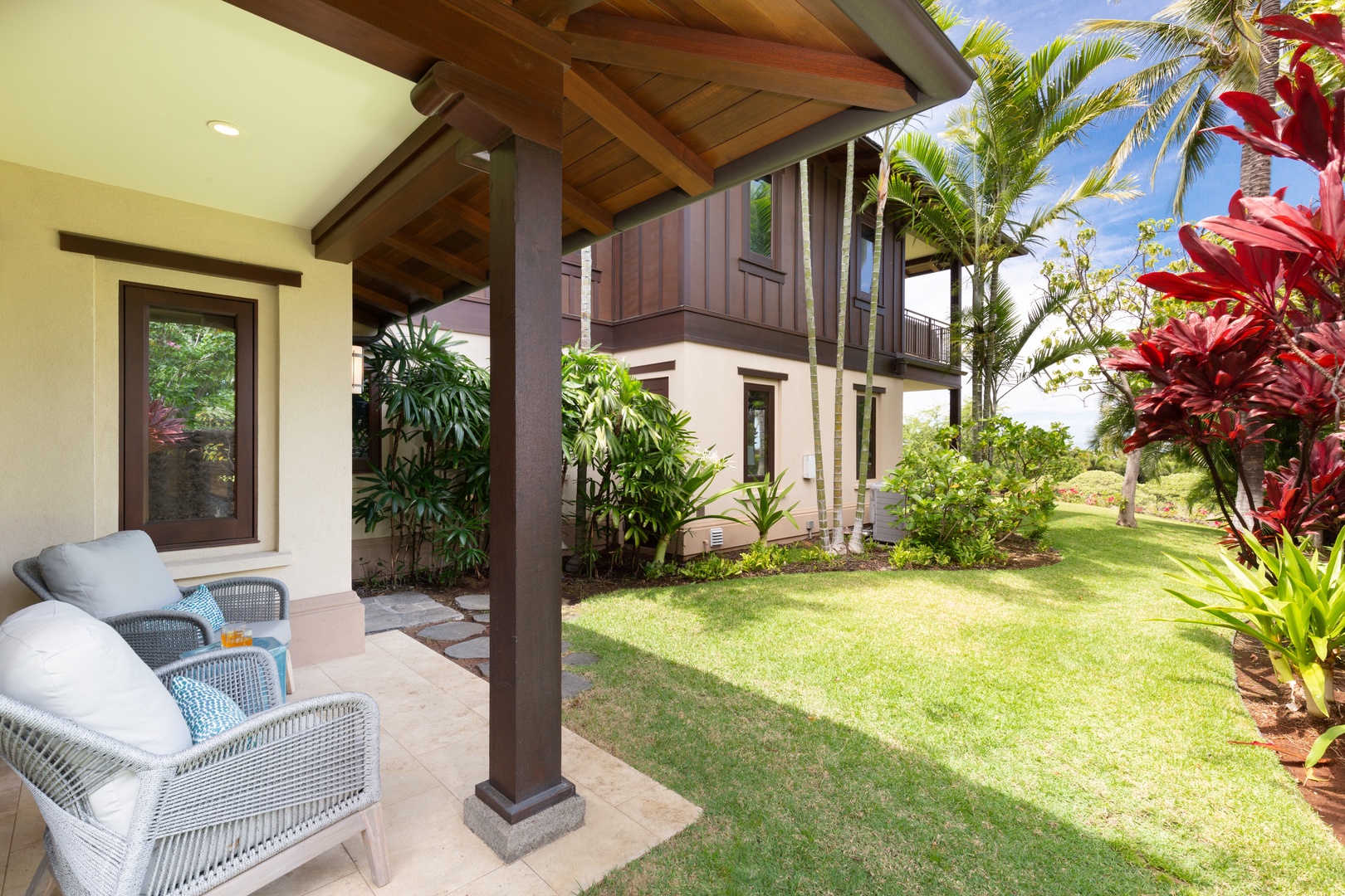 Kailua-Kona Vacation Rentals, 3BD Hali'ipua Villa (120) at Four Seasons Resort at Hualalai - Exterior view of the gorgeous villa