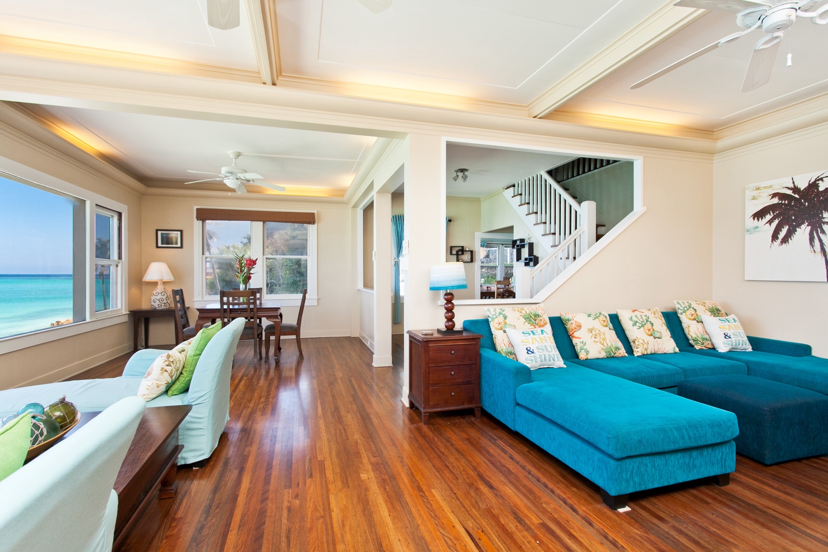 Kailua Vacation Rentals, Hale Mahina Lanikai* - The open-concept floor plan for seamless entertaining.