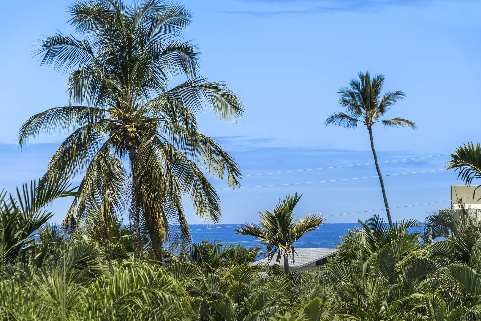 Kailua Kona Vacation Rentals, Hale A Kai - Views from the upstairs Lanai