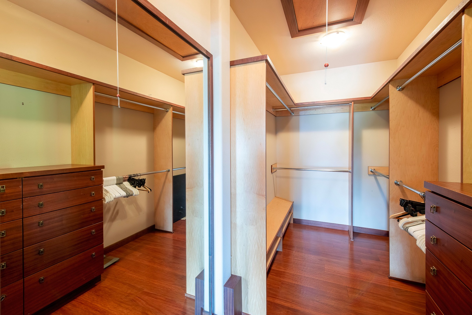 Kamuela Vacation Rentals, Olomana Hale at Kohala Ranch - Large walk in closet in the primary bedroom