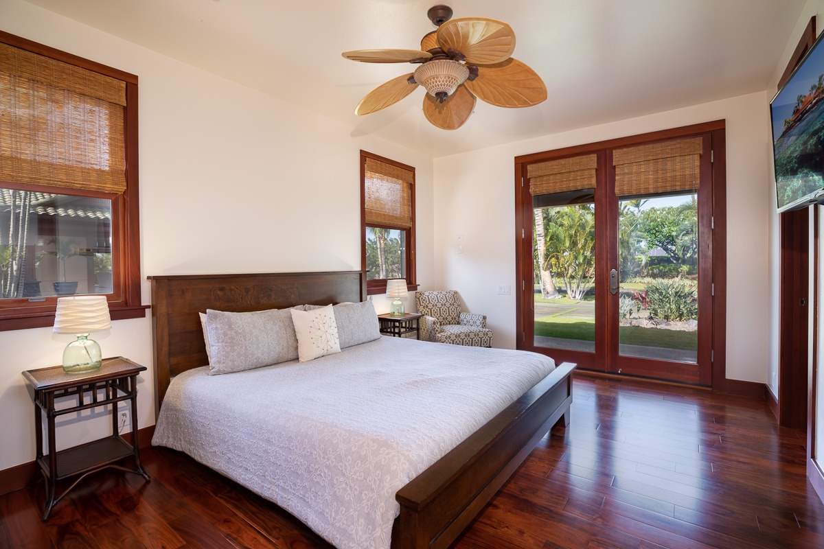 Kamuela Vacation Rentals, Mauna Lani Champion Ridge 22 - Each bedroom is equally comfortable and appropriate for island royalty, so you will not be dissatisfied with your choice.