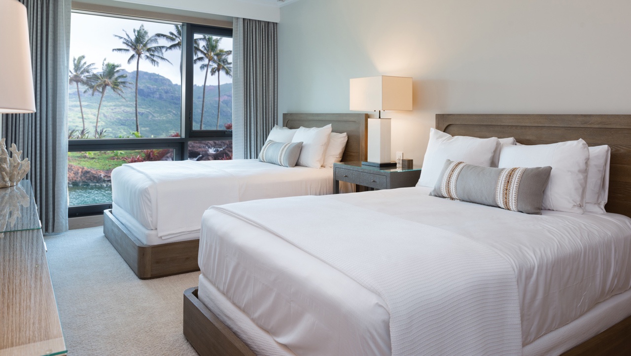 Lihue Vacation Rentals, Maliula at Hokuala 3BR Superior* - The third bedroom features two queen-size beds.