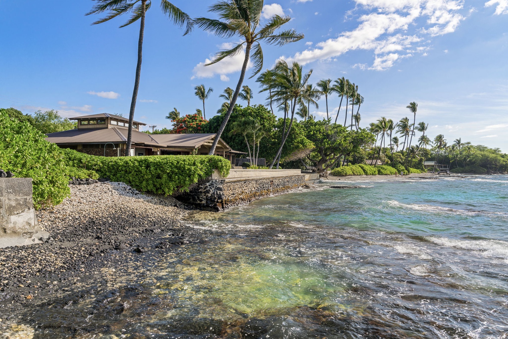 Kamuela Vacation Rentals, Island Time Retreat - Explore the tide pools along the lava shoreline right in front of the house.