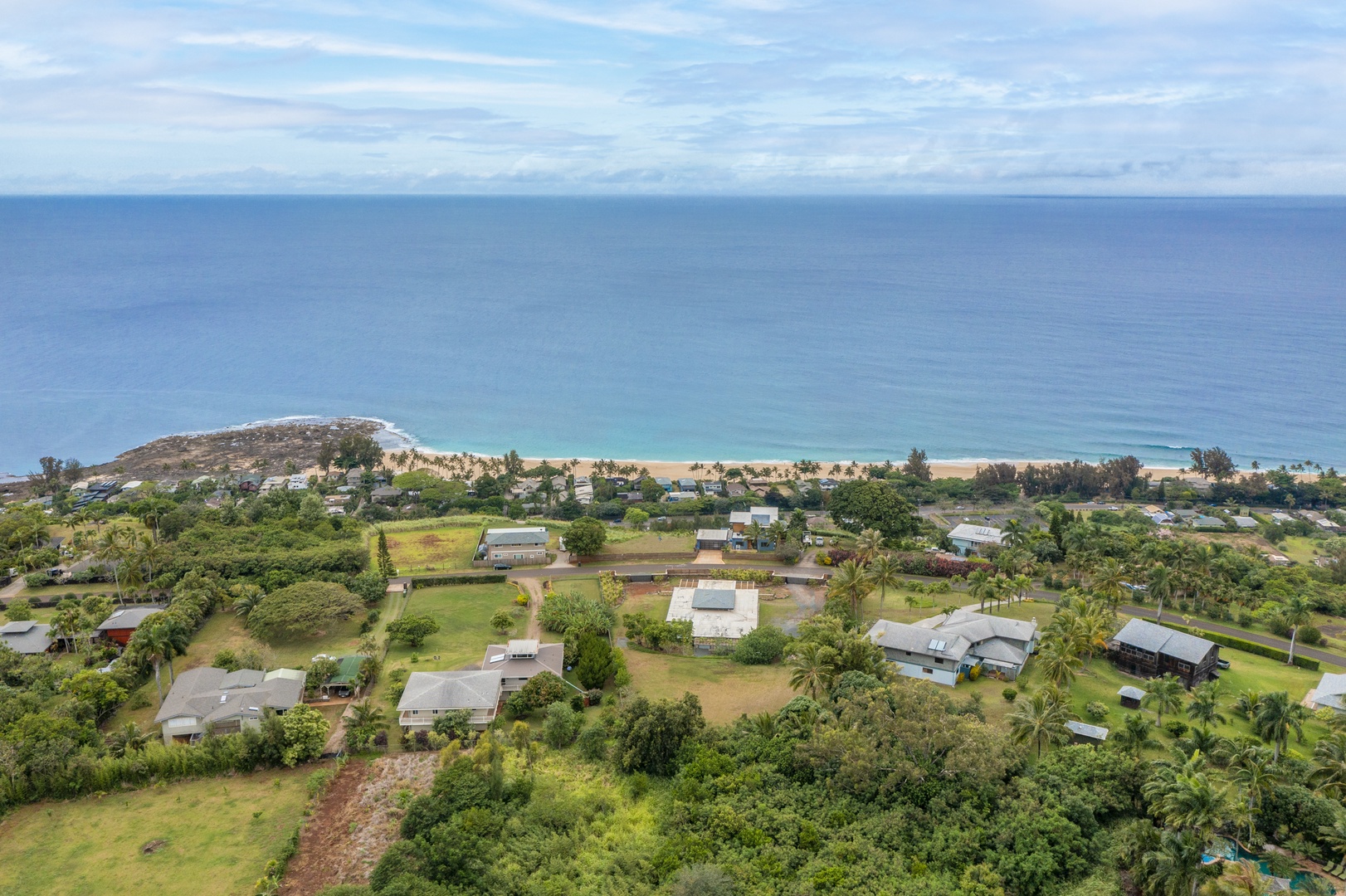 Haleiwa Vacation Rentals, Hale Mahina - Hale Mahina is located on a half acre of land, in a private neighborhood, about 5 minutes drive from the ocean.