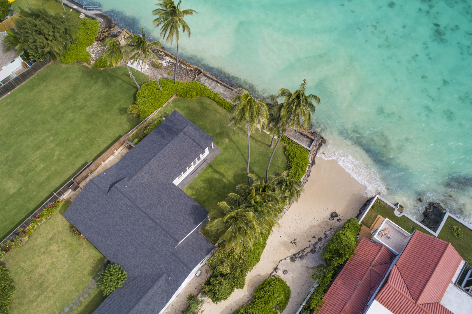 Kailua Vacation Rentals, Lanikai Oceanside 5 Bedroom - Lanikai Oceanside sits adjacent to a public beach access