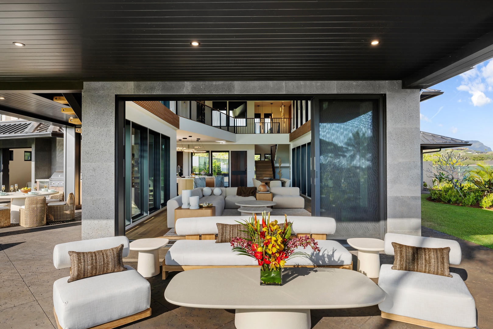 Koloa Vacation Rentals, Hale o ka Nene - Sip cocktails or share laughter with loved ones in the breezy covered outdoor lounge.