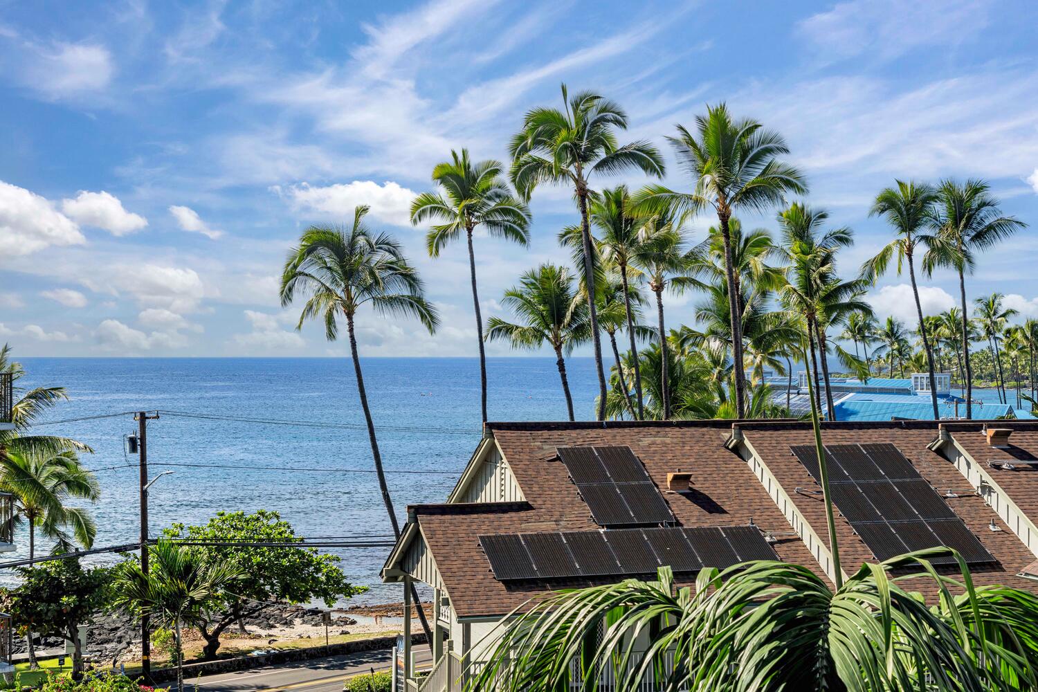 Kailua Kona Vacation Rentals, Kona Alii 512 - Views from the lanai area.