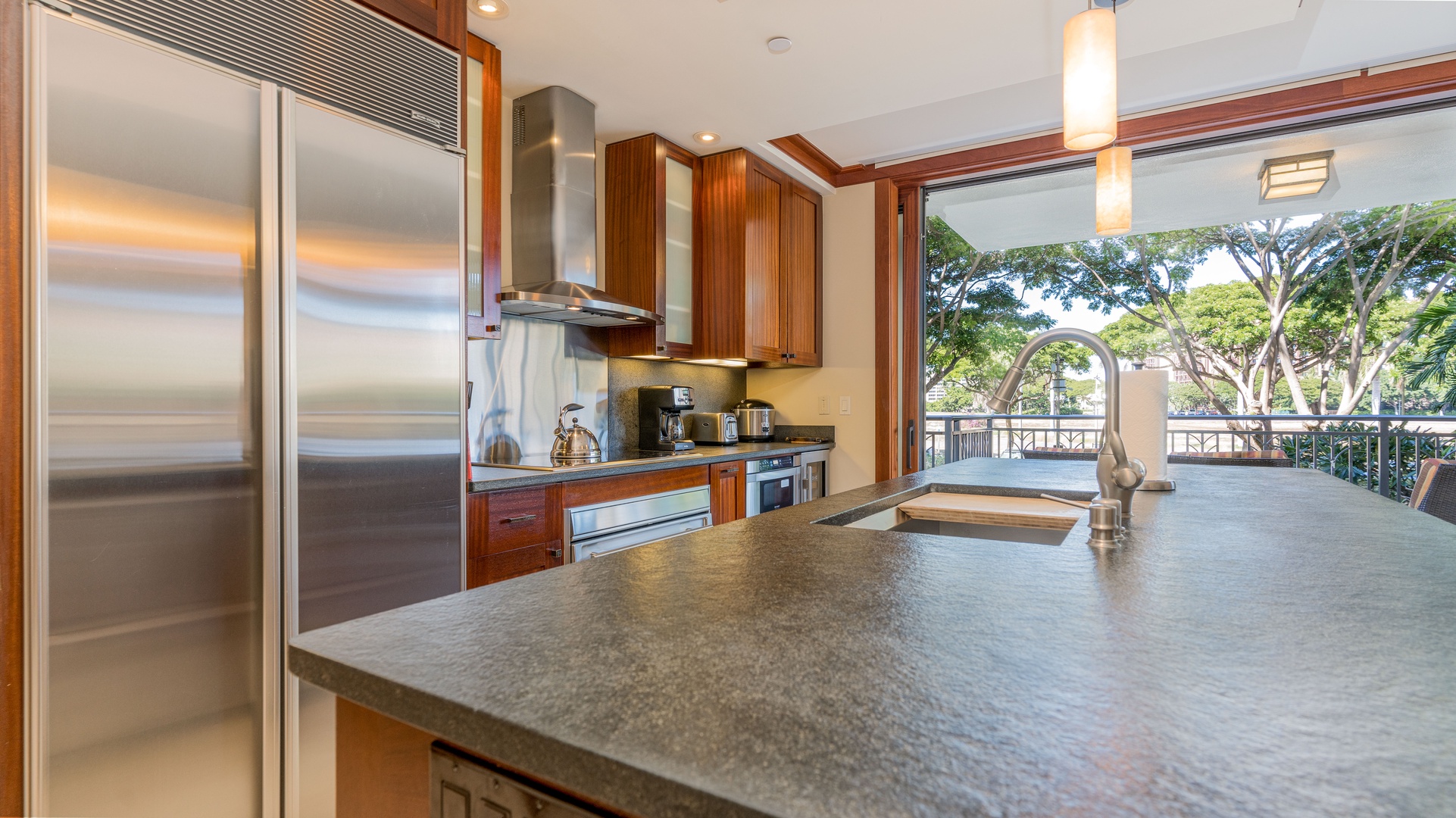 Kapolei Vacation Rentals, Ko Olina Beach Villas B202 - The kitchen awaits your culinary adventures.