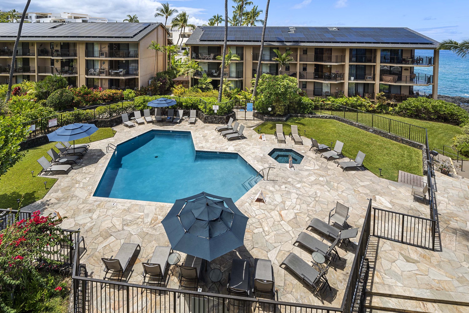 Kailua Kona Vacation Rentals, Kona Makai 6303 - Lanai Pool Views