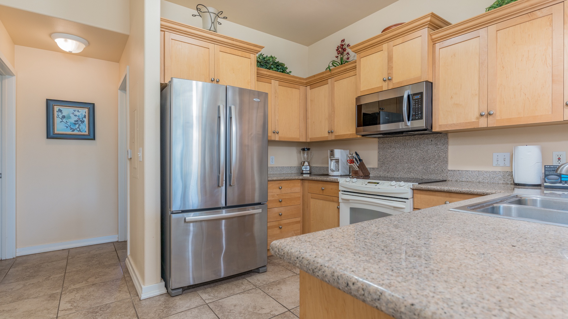 Kapolei Vacation Rentals, Kai Lani 8B - The kitchen is the heart of the home.
