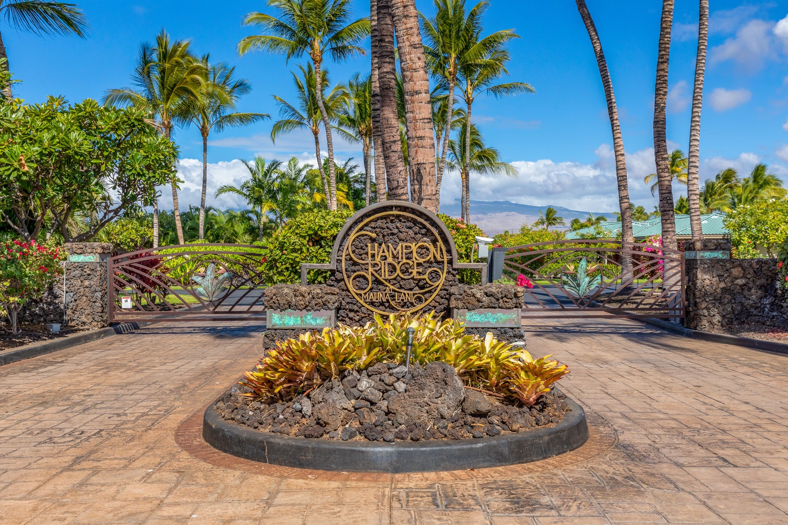 Kamuela Vacation Rentals, Champion Ridge Home - Secure entry into the exclusive Champion Ridge gated community.