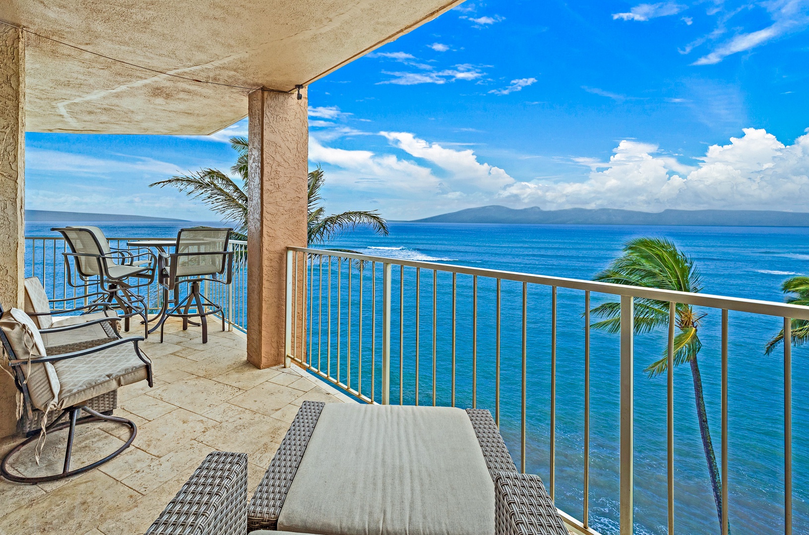 Lahaina Vacation Rentals, Royal Kahana 610 - Relax and take in the stunning ocean views from the comfort of your private lanai.