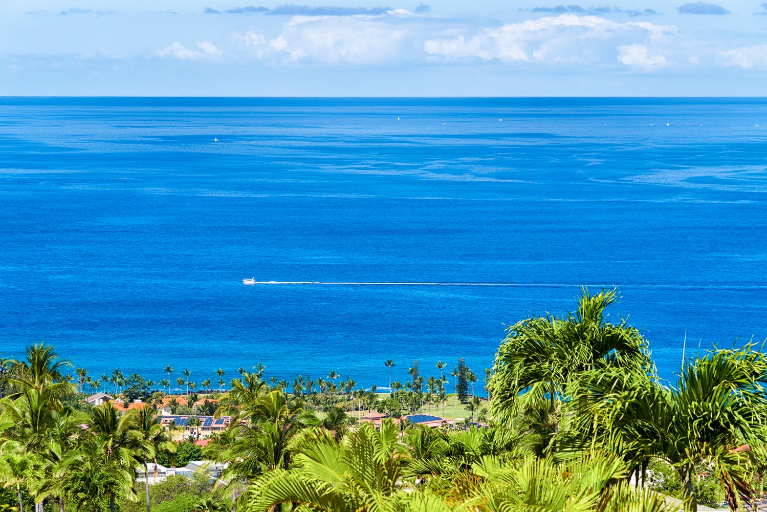 Kailua Kona Vacation Rentals, Blue Hawaii - Zoomed in view from the Primary bedroom.