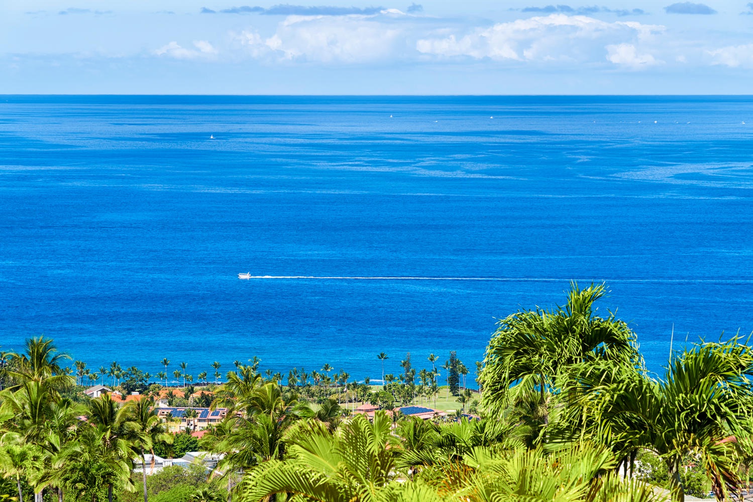 Kailua Kona Vacation Rentals, Blue Hawaii - Zoomed in view from the Primary bedroom.