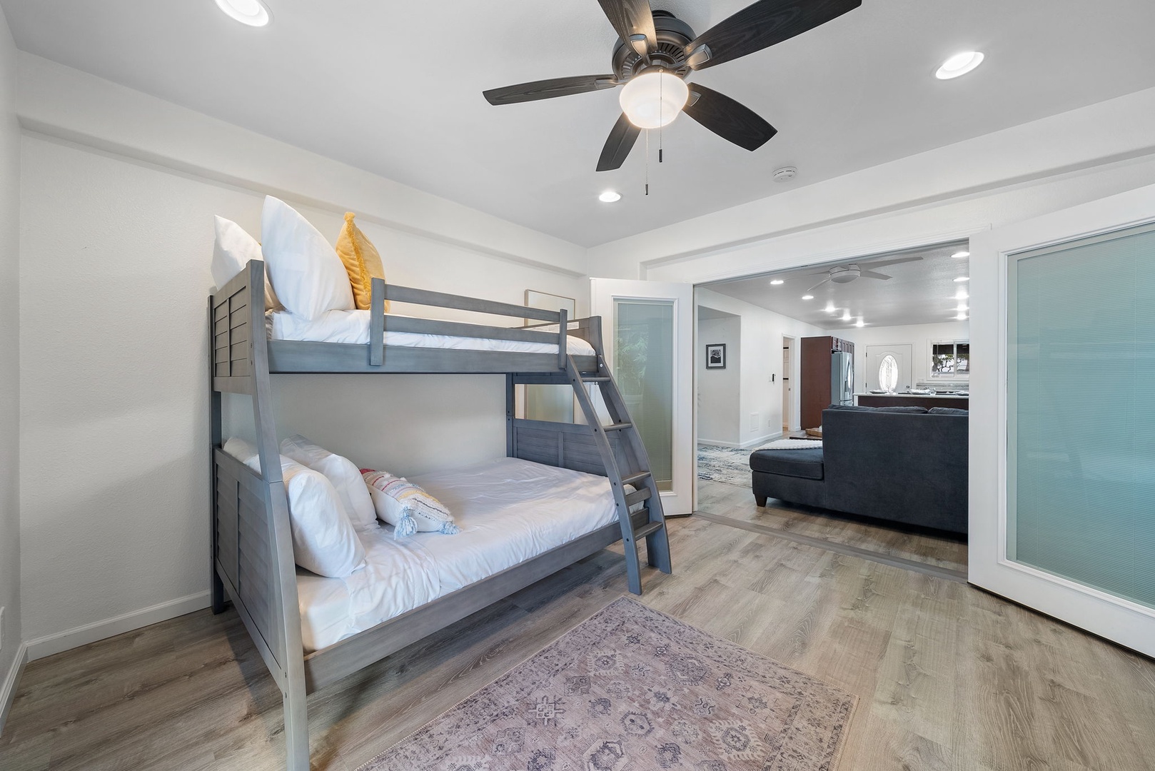 Kaaawa Vacation Rentals, Kualoa Ohia - Guest bedroom 5 has bunk beds for extra guests
