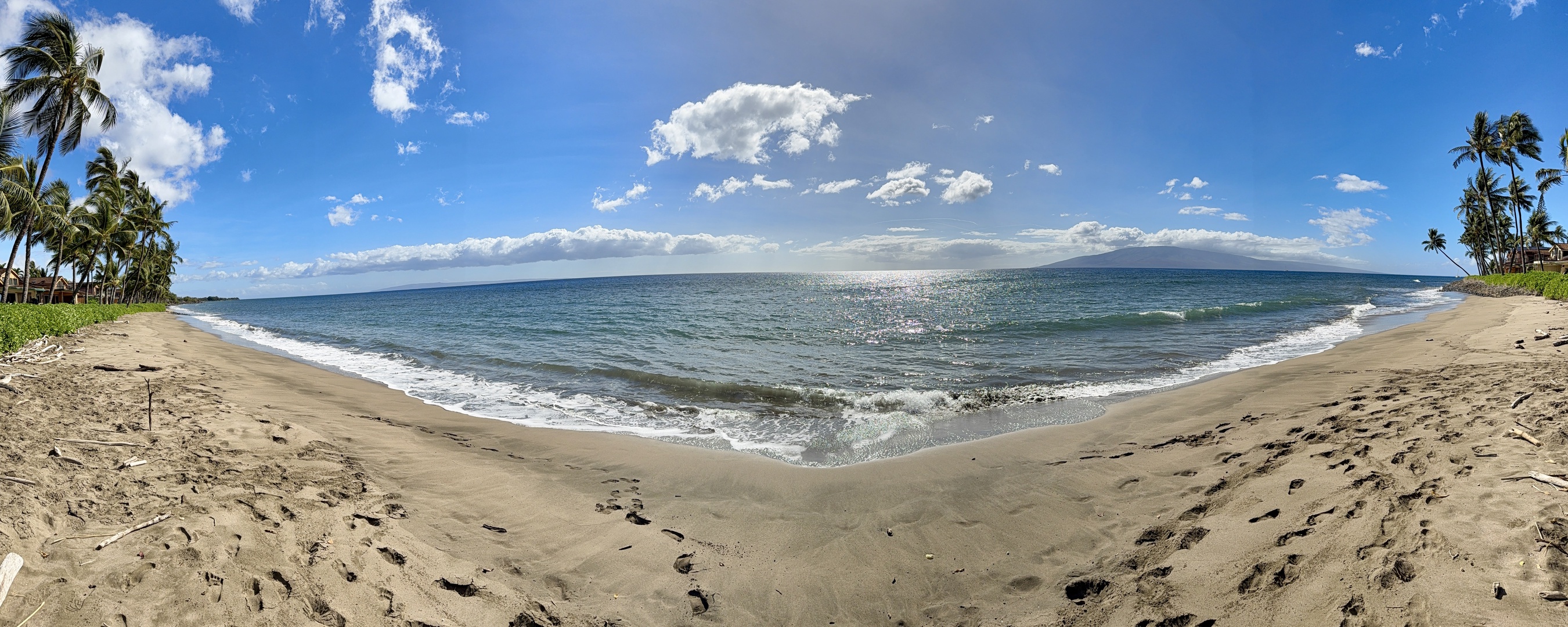 Lahaina Vacation Rentals, Puamana 254-2 - Sandy shore with gentle waves—perfect for a quiet beach stroll.