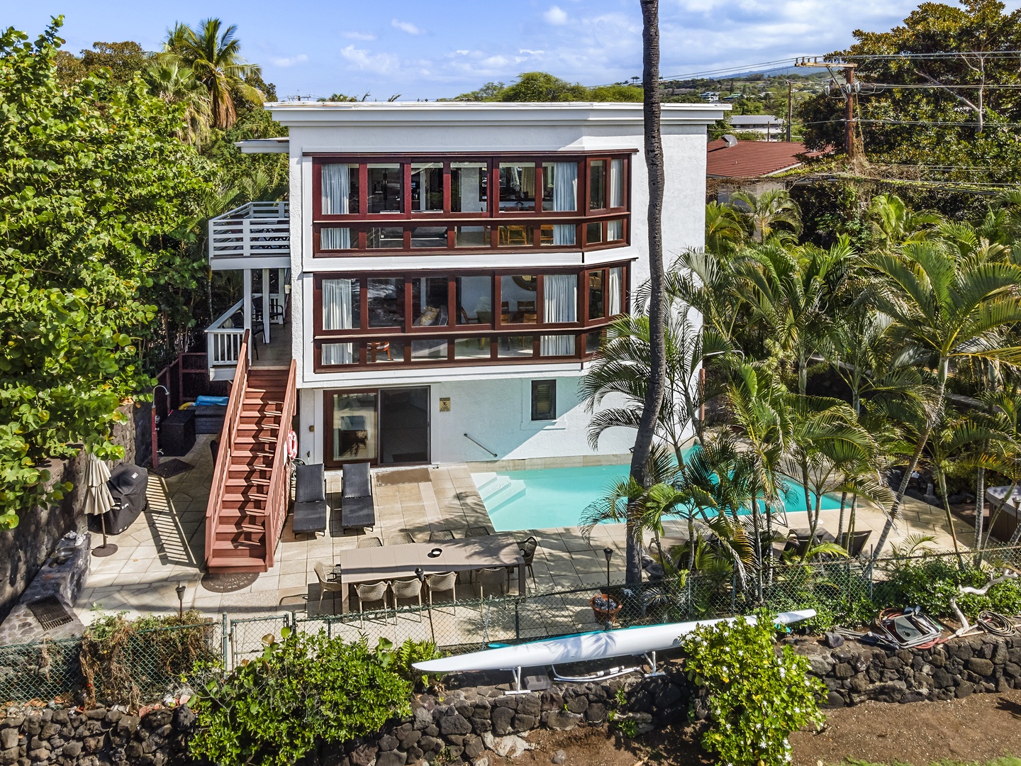 Kailua Kona Vacation Rentals, Kona's Shangri La - Aerial views of Shangri La