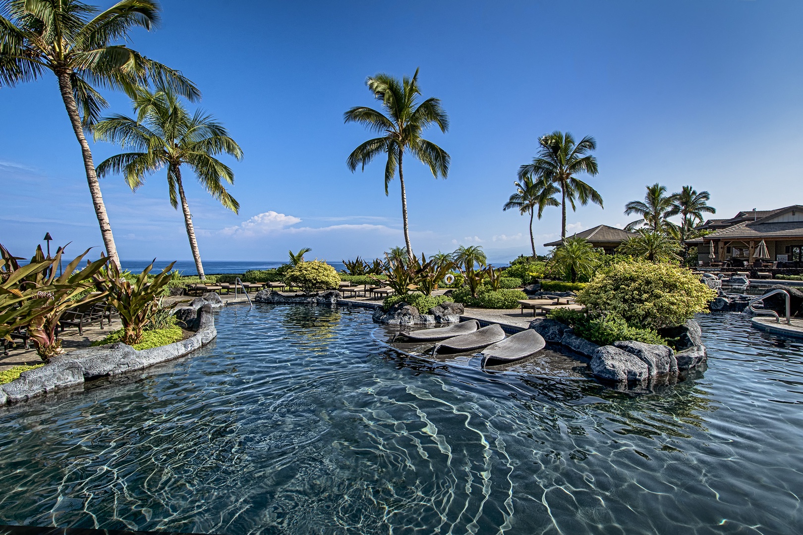 Waikoloa Vacation Rentals, Hali'i Kai at Waikoloa Beach Resort 9F - Beautiful nearby pool at the Hali'i Kai.