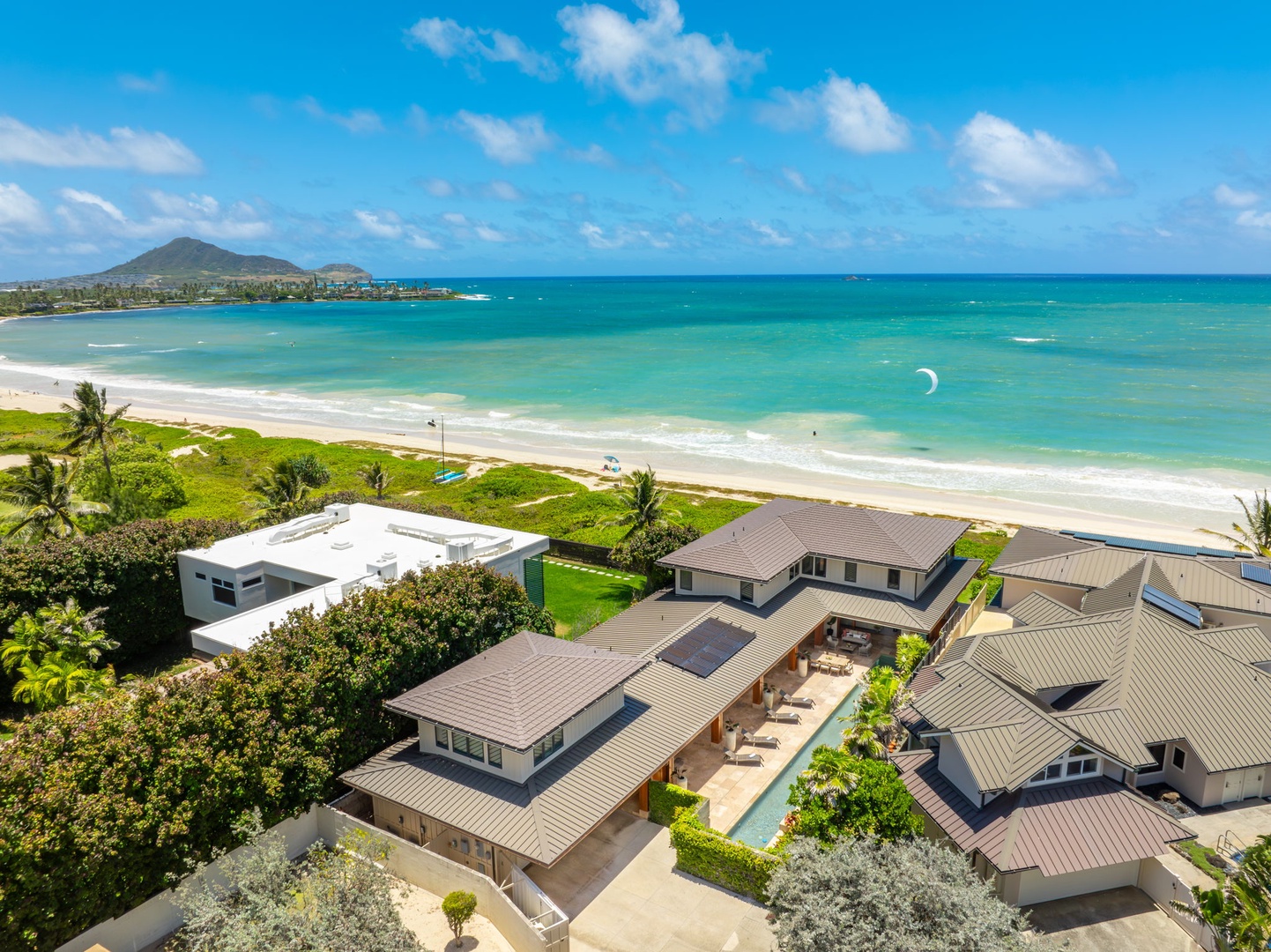 Kailua Vacation Rentals, Kailua Beachside - Coveted beachfront location on world famous Kailua Beach.