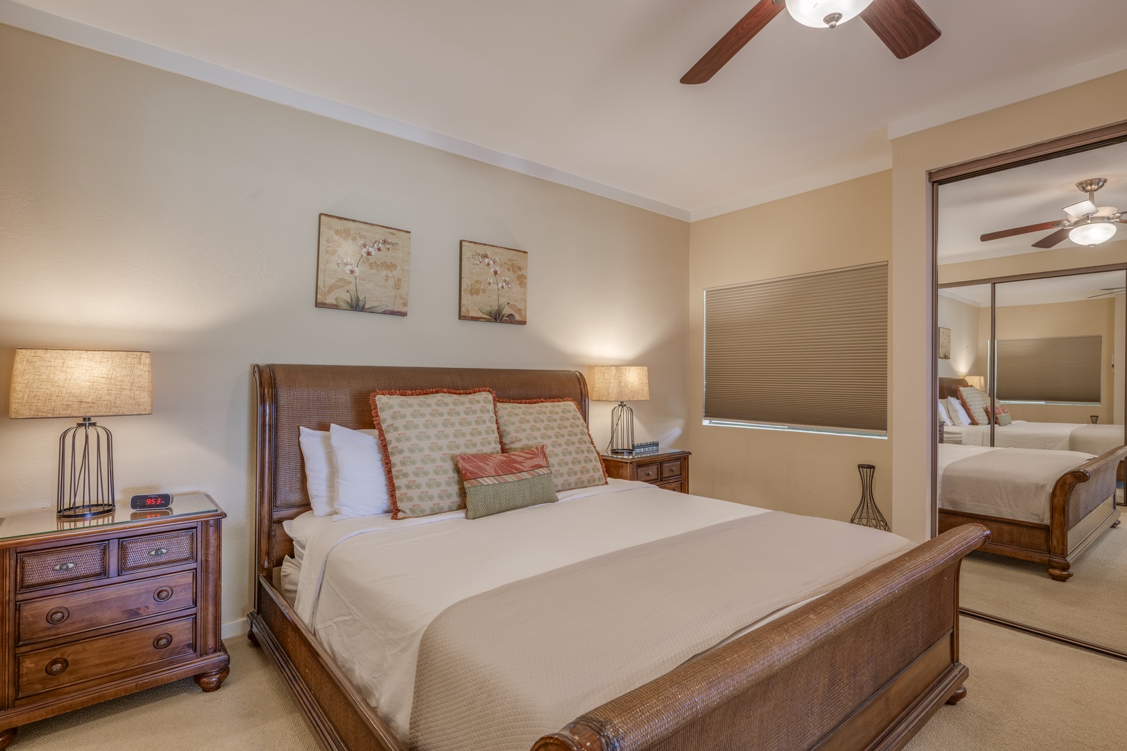 Lahaina Vacation Rentals, Kapalua Golf Villas 14P1-2 - Another view of the primary bedroom, perfect for unwinding after beach days or sunset strolls.