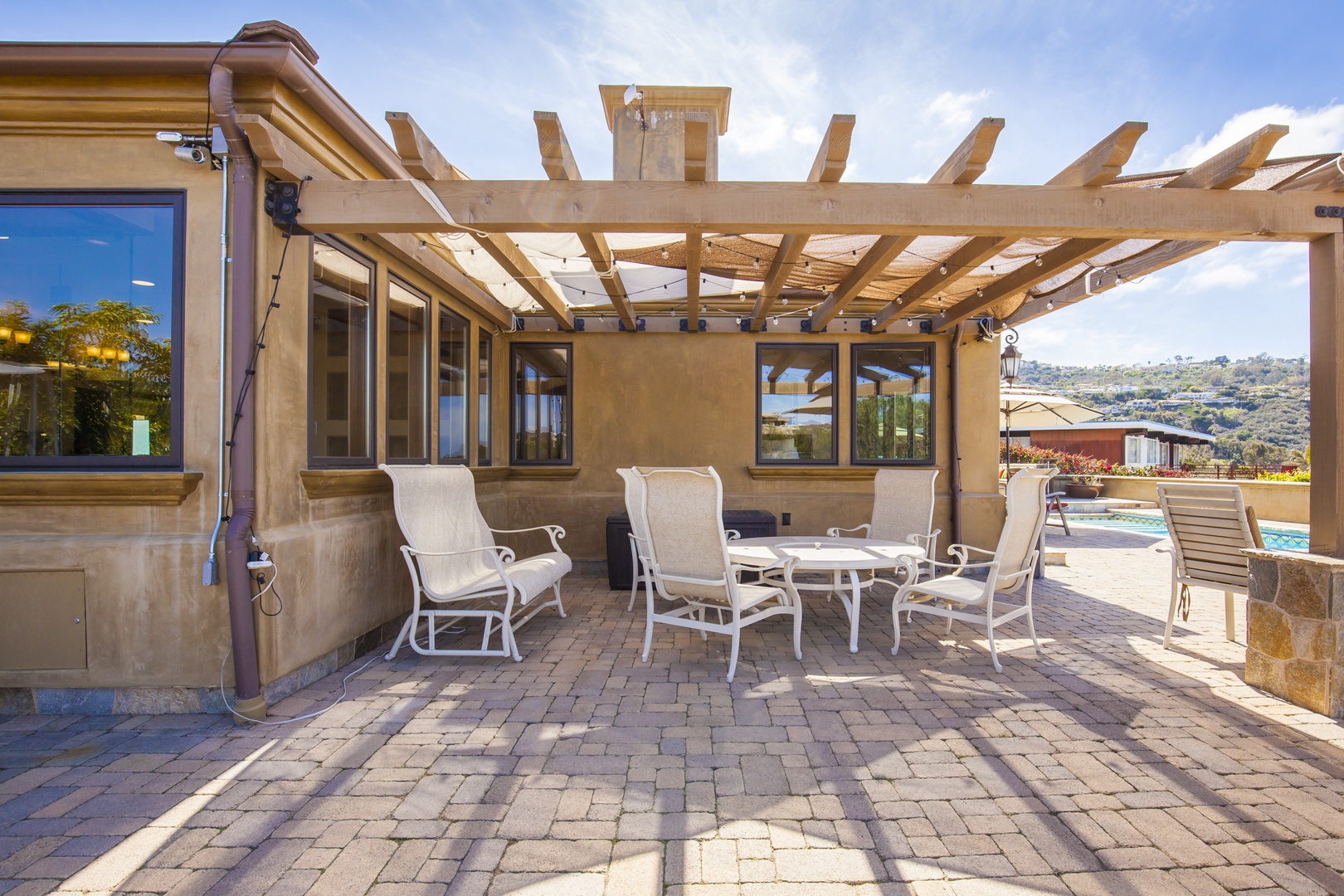La Jolla Vacation Rentals, Jewel Above La Jolla Shores - Private corner of the patio
