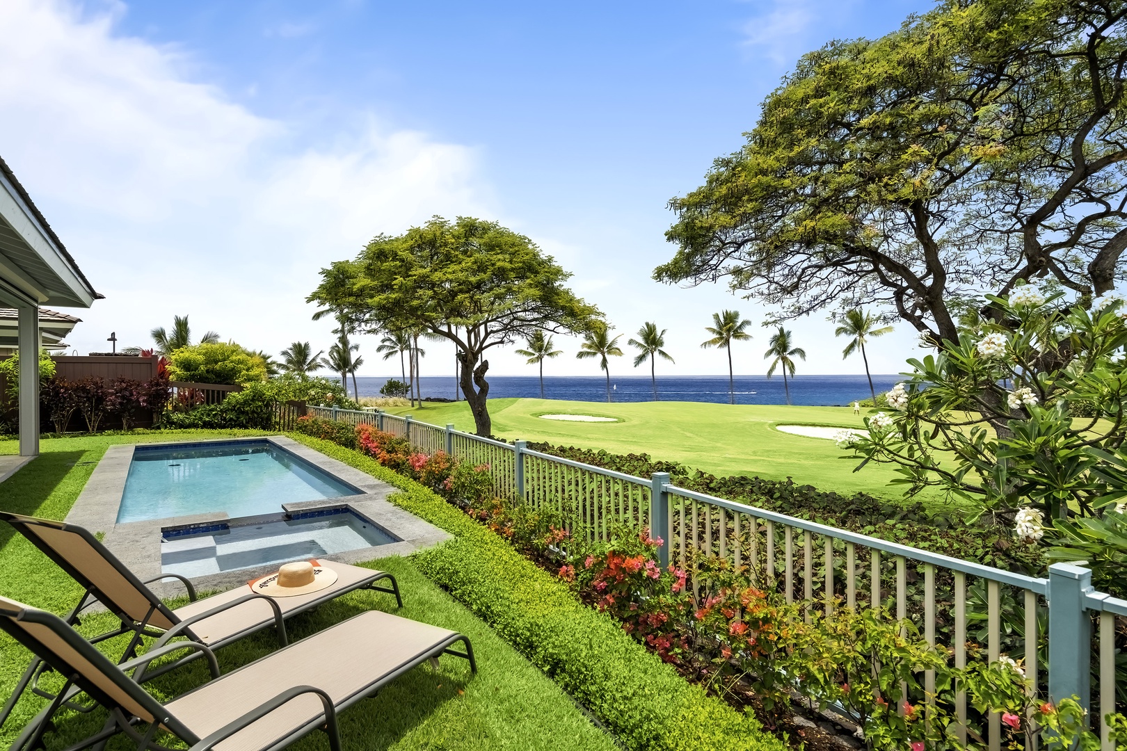 Kailua Kona Vacation Rentals, Holua Kai #27 - Lounge poolside!