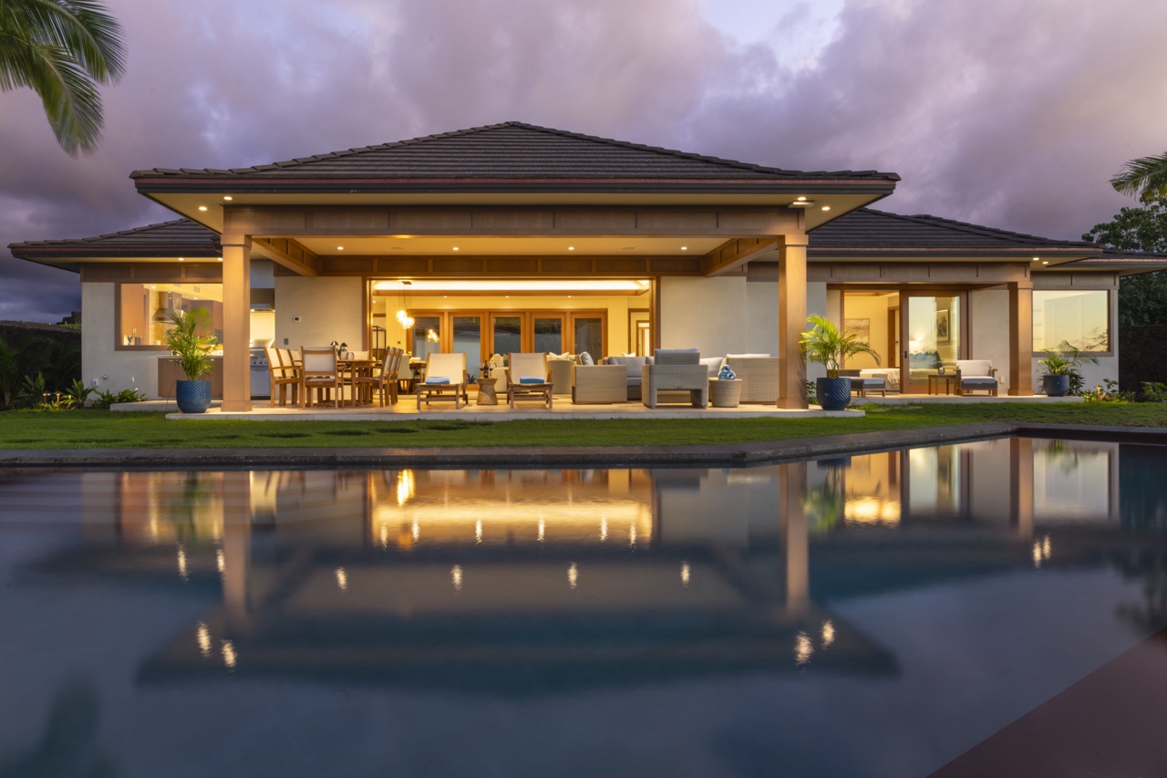 Kailua Kona Vacation Rentals, 4BR Luxury Puka Pa Estate (1201) at Four Seasons Resort at Hualalai - Your private escape at the luxury Puka Pa Estate 1201 with infinity pool and expansive outdoor living.