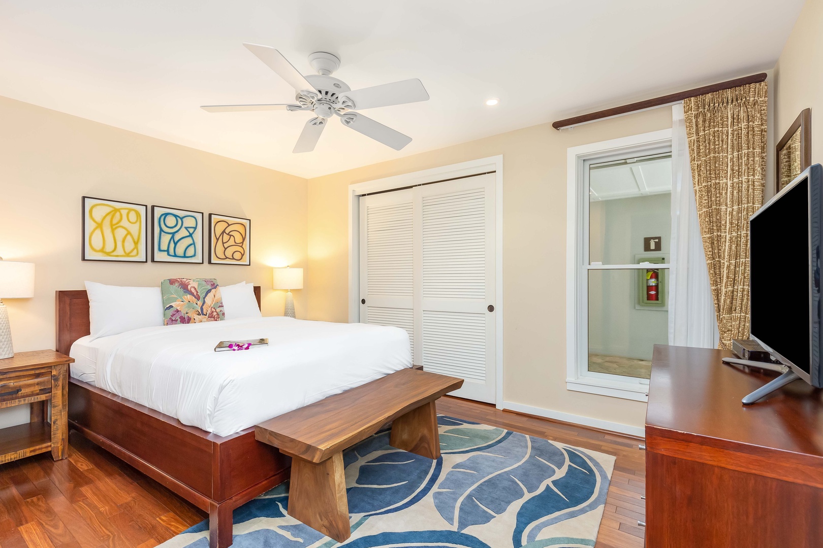 Kahuku Vacation Rentals, Turtle Bay Villas 101 - Guest bedroom
