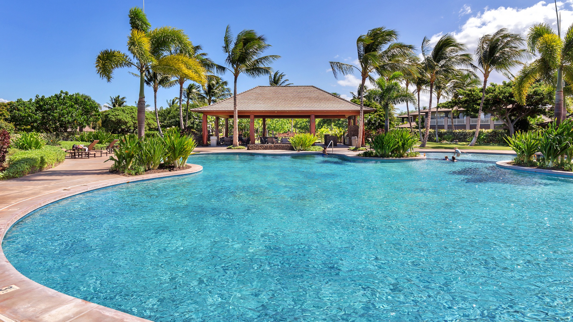 Kamuela Vacation Rentals, 4BD KaMilo (333) Home at Mauna Lani Resort - KaMilo recreation center's freestyle pool.