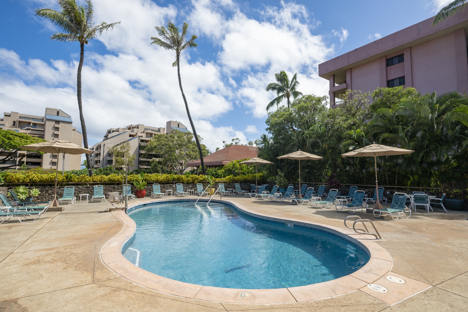 Lahaina Vacation Rentals, Kahana Villas E408 - Enjoy a dip in the pool!