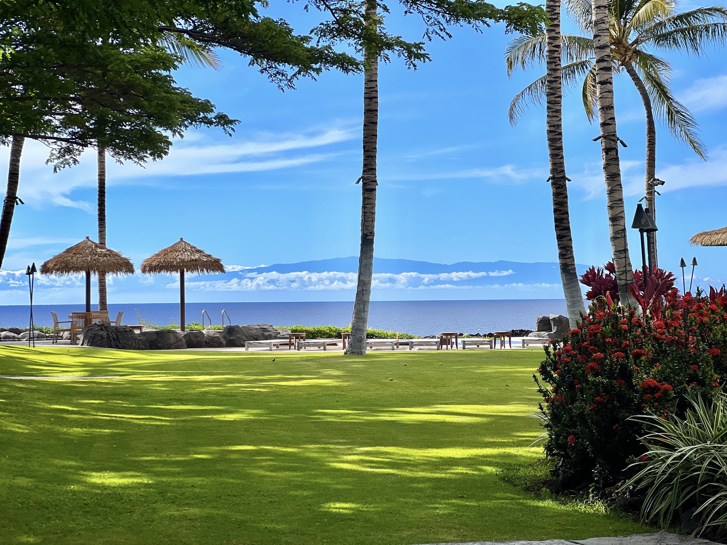 Kamuela Vacation Rentals, 3BD OneOcean (1C) at Mauna Lani Resort - Wide View of "The Ocean Club" Amenity Center