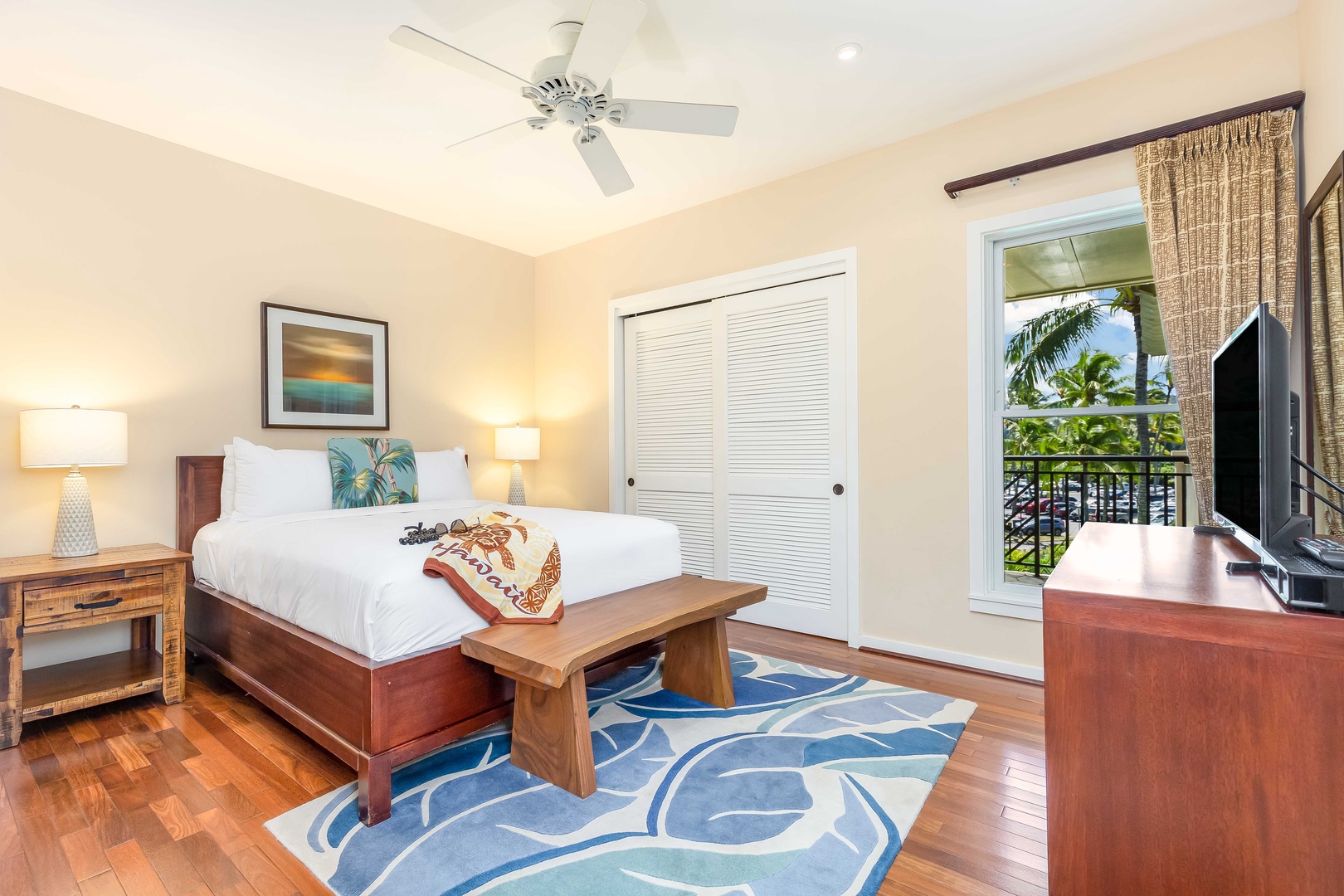 Kahuku Vacation Rentals, Turtle Bay Villas 308 - Guest bedroom 2