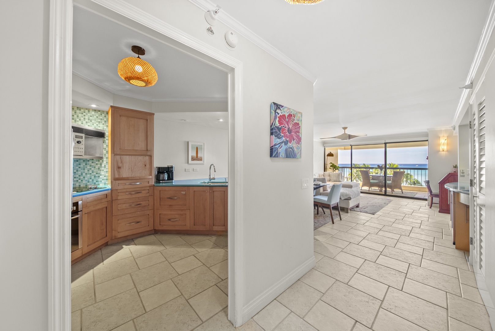 Honolulu Vacation Rentals, Aston Waikiki Beach Tower 602 - Step into a warm and inviting space that offers both comfort and style for your stay.