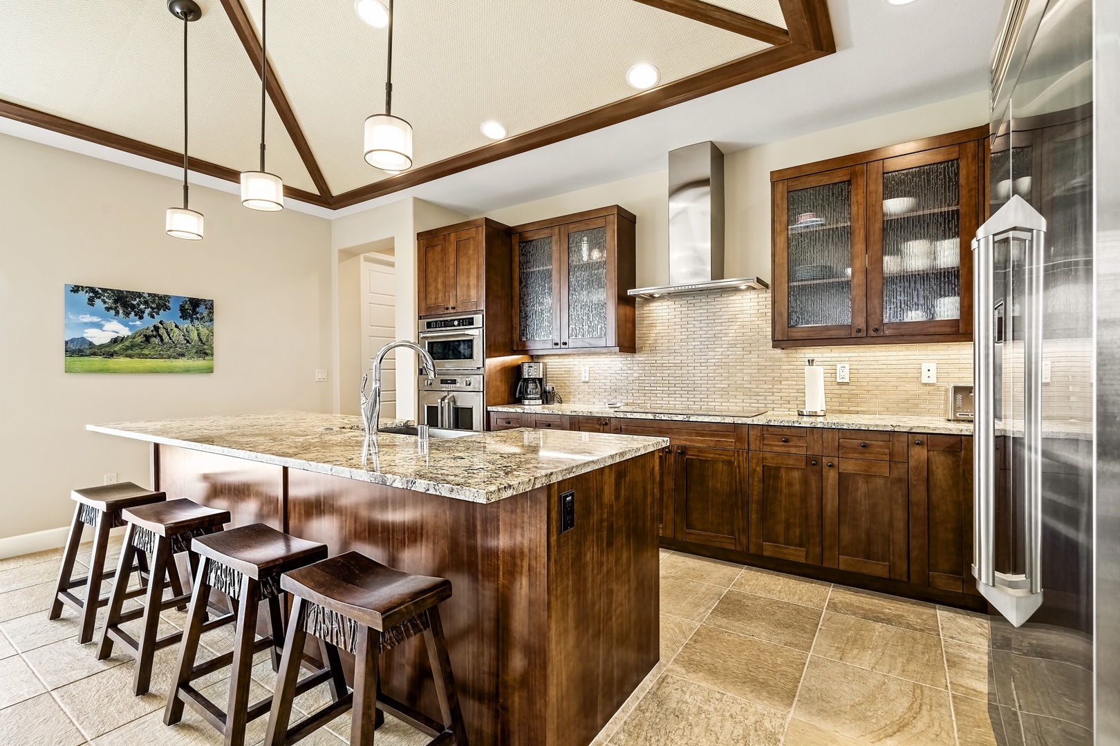 Kailua Kona Vacation Rentals, Blue Orca - Gourmet kitchen with high end appliances