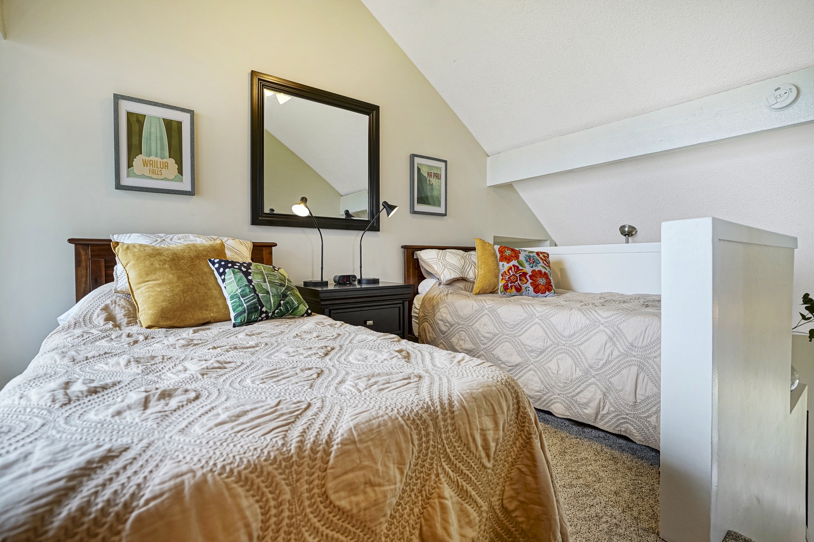 Princeville Vacation Rentals, Sealodge Villa H5 - The loft-style second bedroom