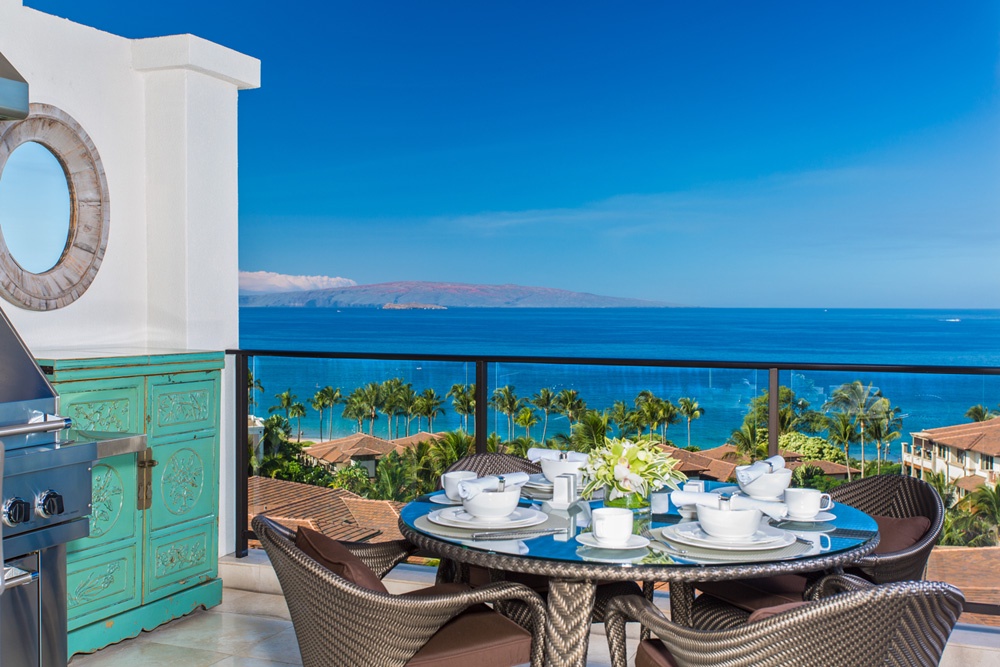 Wailea Vacation Rentals, Pacific Paradise Suite J505 at Wailea Beach Villas* - Enjoy Outdoor Dining with Stunning Views!