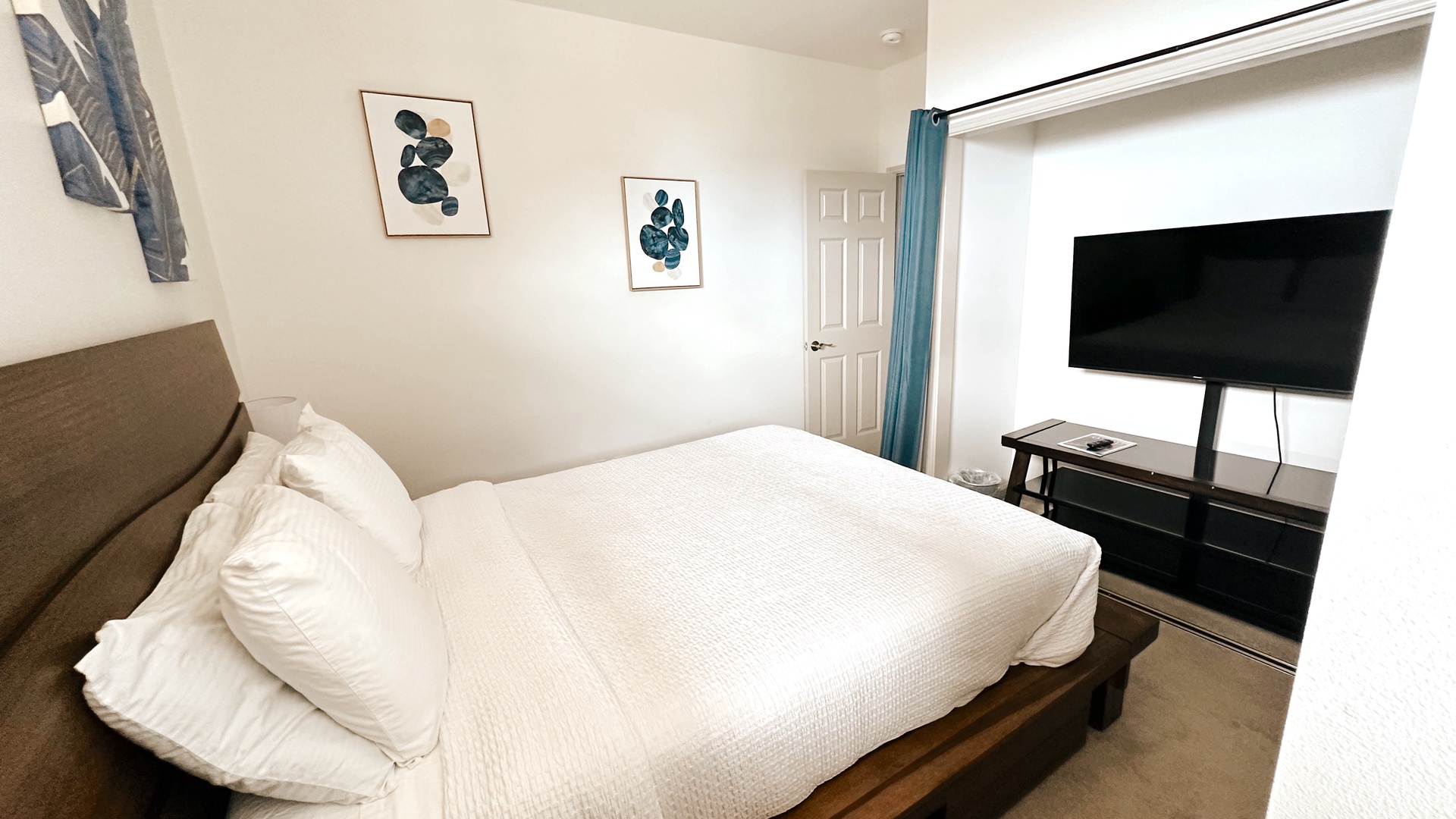 Makaha Valley Vacation Rentals, Makaha Valley Hale Kai** - Comfortable bedroom with crisp linens and natural light for restful nights.