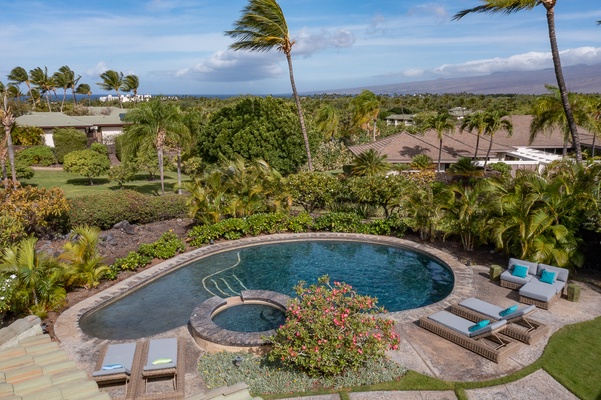 Kamuela Vacation Rentals, Canoe House & Beach Walker at Champion Ridge - Pool.