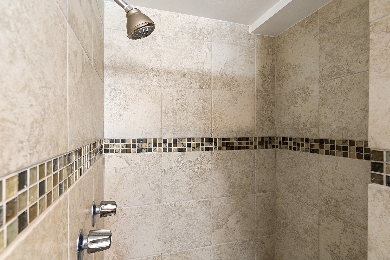 Kailua Kona Vacation Rentals, Sea Village 1105 - Walk in shower in the guest bathroom