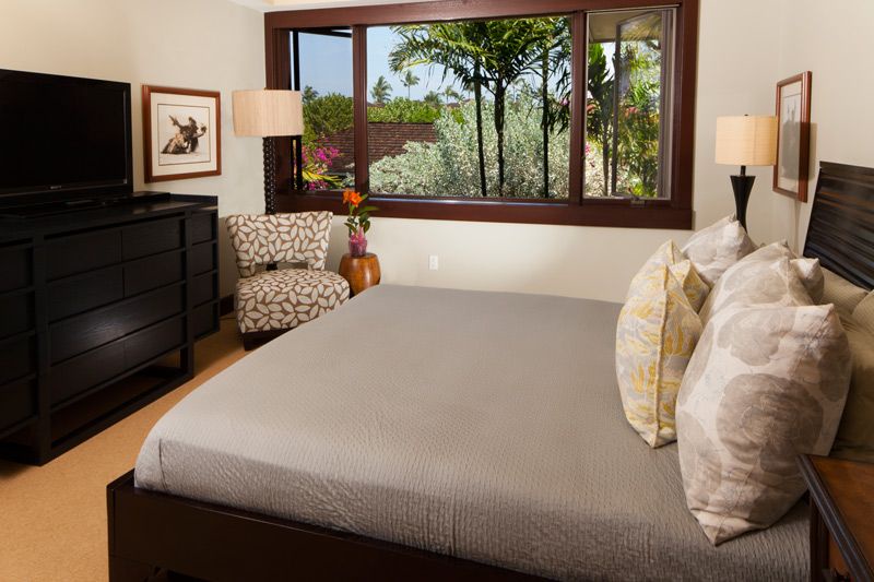 Kailua Kona Vacation Rentals, Wai'ulu Villa 115D - 2nd Bedroom with King Bed