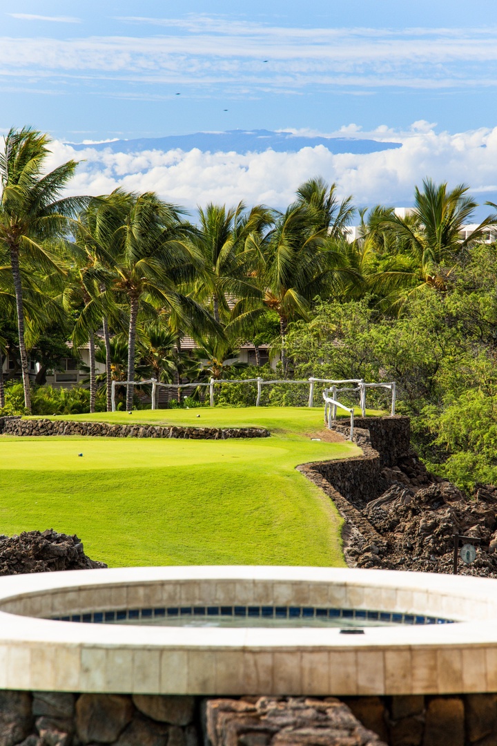 Kamuela Vacation Rentals, Champion Ridge 7 - Tropical greens and lava rock frame the lush landscape just beyond your backyard.