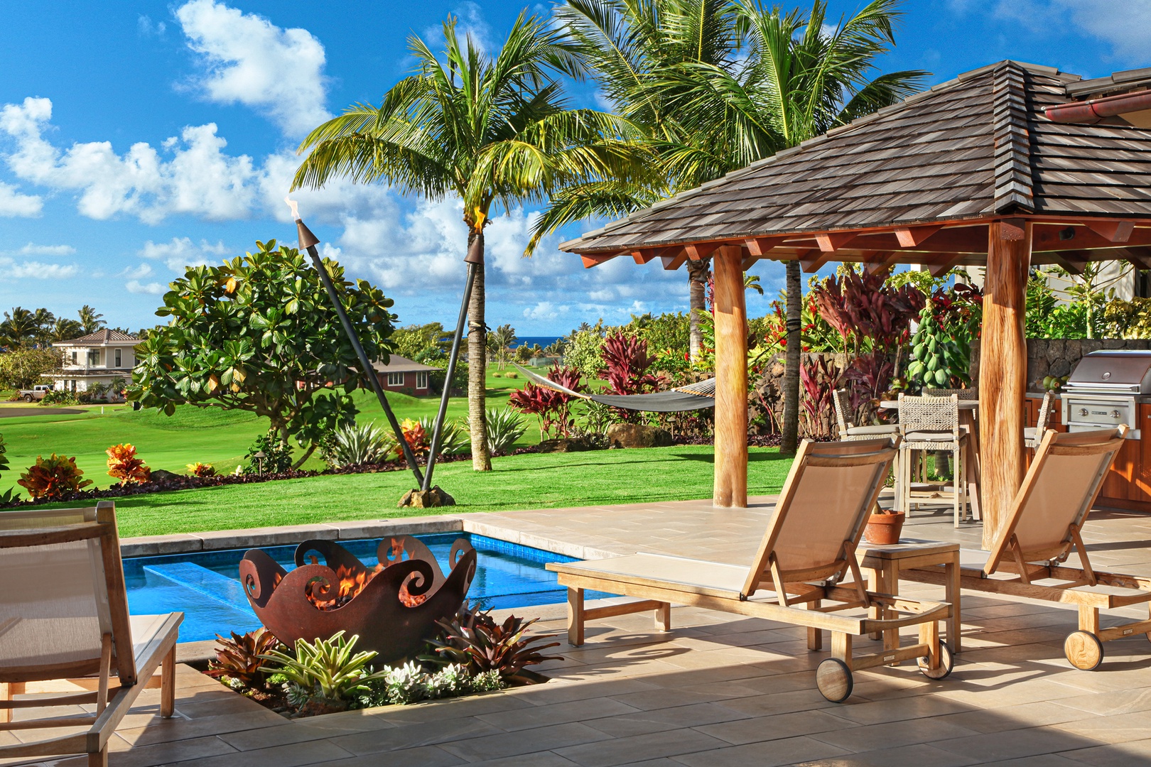 Koloa Vacation Rentals, OFB Hale Mala Ulu - Beautiful Outdoor space perfect for adults and kids
