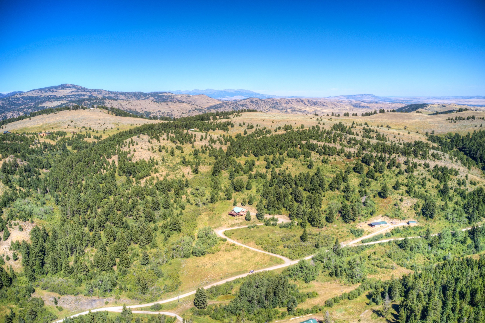 Bozeman Vacation Rentals, The Canyon Lookout - Arial view of the valley