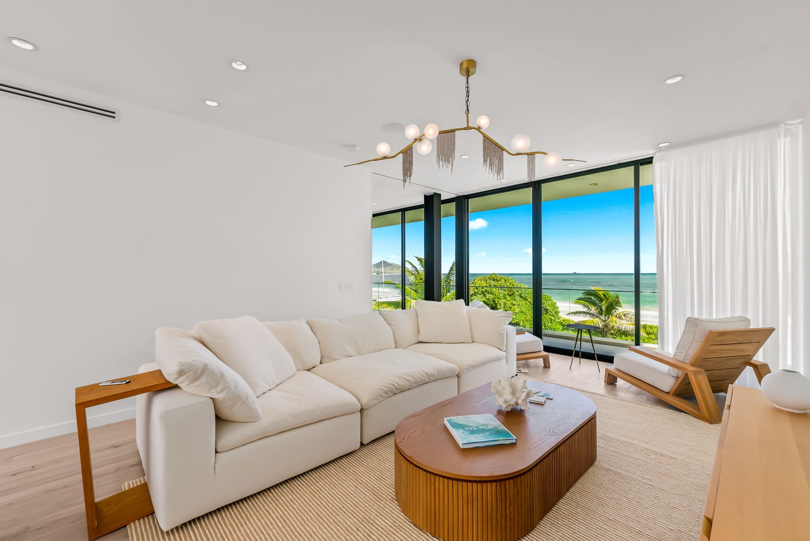 Kailua Vacation Rentals, Kailua Beach Escape - Settle in with panoramic ocean views and the calming rhythm of waves just beyond the glass.