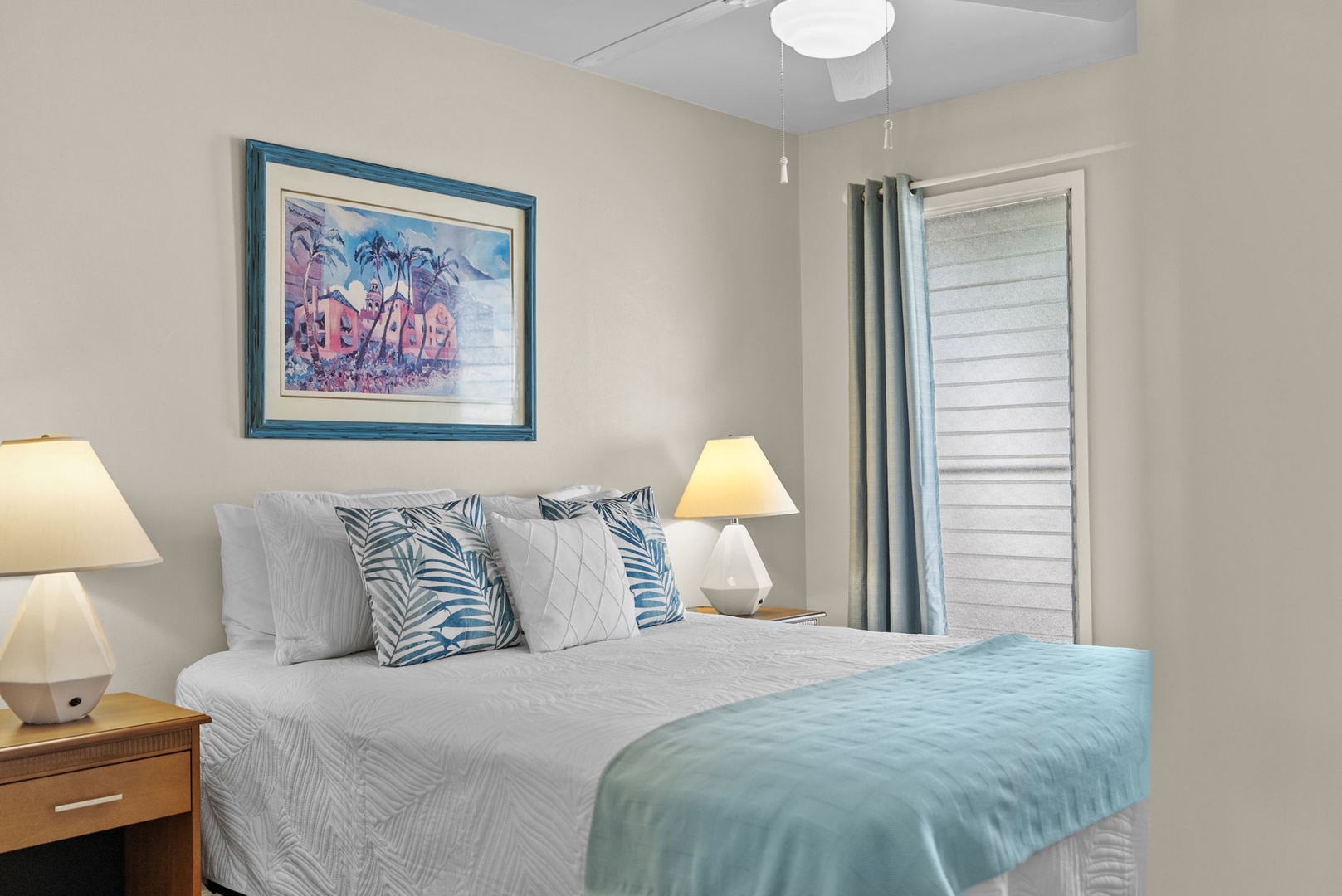Kailua Vacation Rentals, Hale Aloha - Relax and unwind in the guest suite, designed for coziness with its inviting queen bed and fine linens.