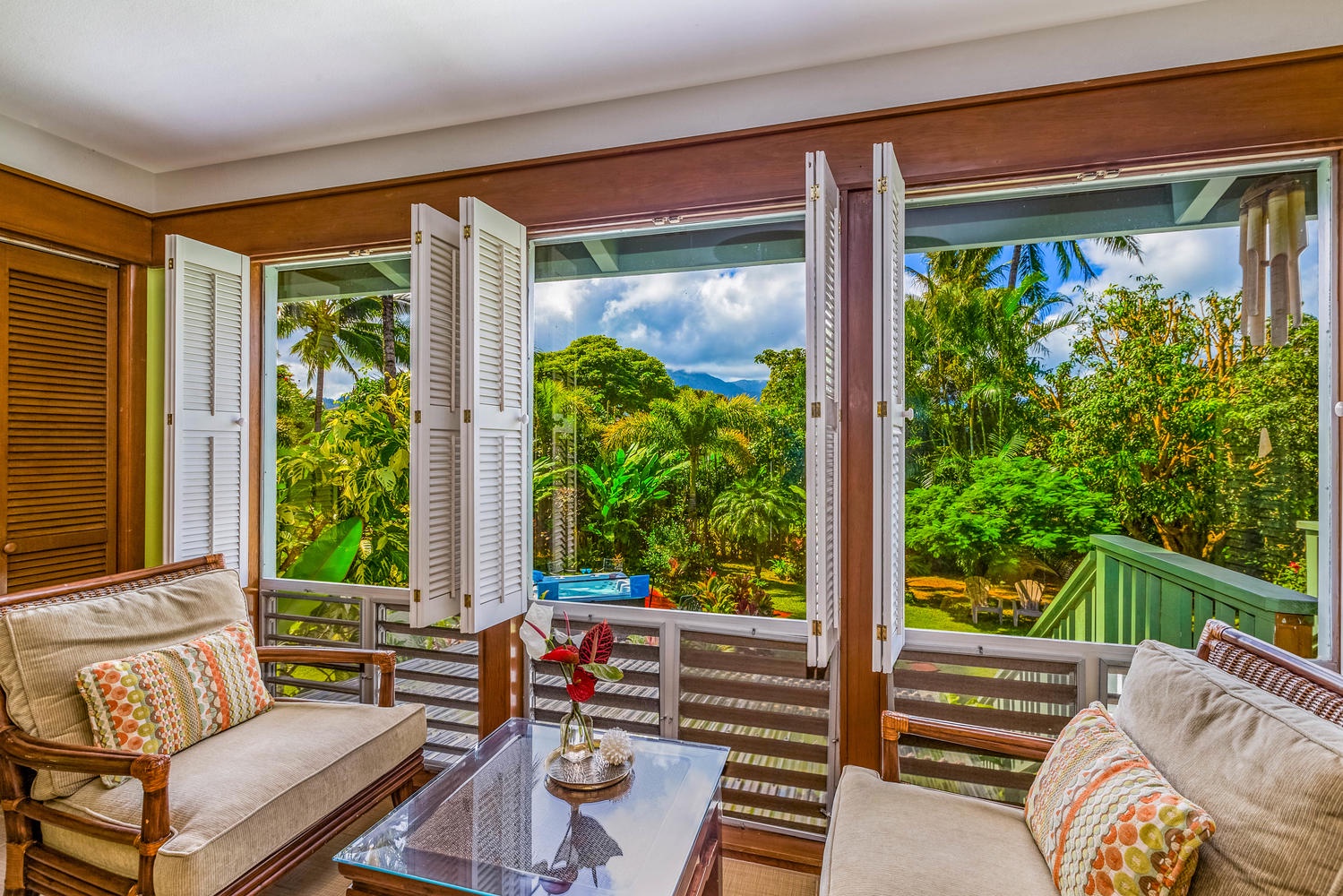 Princeville Vacation Rentals, Hale Anu Keanu - Upstairs Primary bedroom