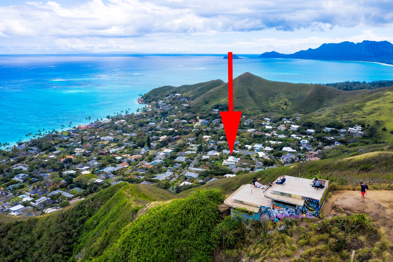 Kailua Vacation Rentals, Leaf House - Location of Property