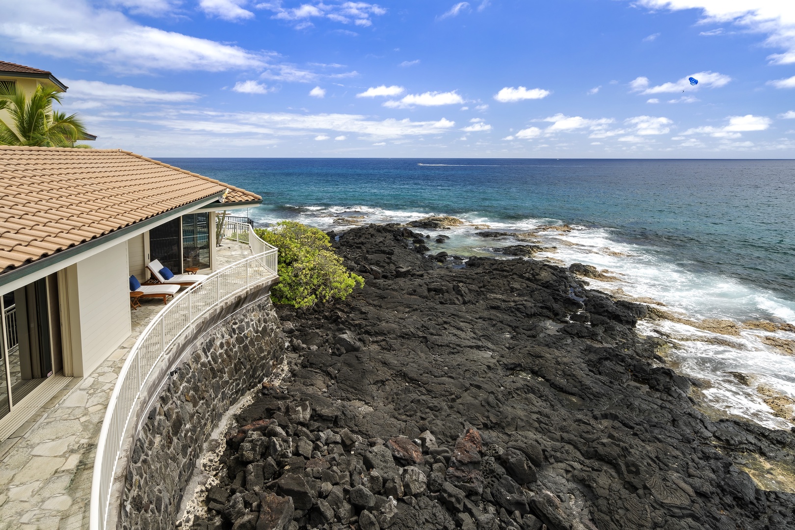 Kailua Kona Vacation Rentals, Ali'i Point #12 - Can’t get much closer than this—crashing waves and tide pools just steps from your lanai.